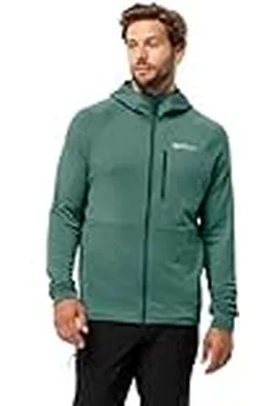 Jack Wolfskin Kolbenberg Hooded FZ M Chaqueta de Forro Polar, , L para Hombre