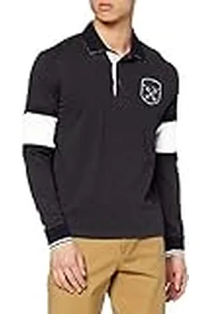 Oxbow M2nanzat Polo con Mangas largas, Hombre, Antracita China, S