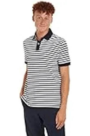 Tommy Hilfiger 1985 Regular Polo Mw0mw17770 Camiseta Polo, Azul (Desert Sky / White), S Hombre