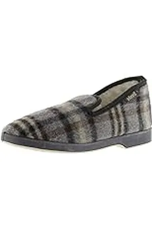 victoria Zapatillas de casa Wamba Confortable Cuadros & Interior Borreguito & Suela Al Tono 202061 para Hombre 42