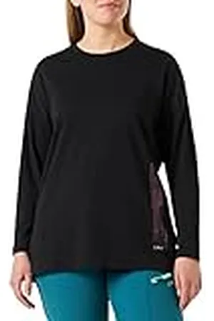 CMP Jersey de cuello redondo en poliéster reciclado para mujer, , XL