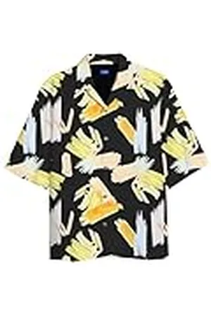 JACK&JONES JUNIOR Jorjeff Gallery AOP Resort Shirt S Jnr Camisa de Manga Corta, , 152 cm para Niños