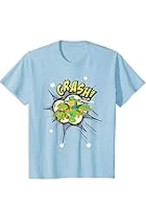 Teenage Mutant Ninja Turtles Niños TMNT Leo Donnie Raph & Mikey Crash! Niños Camiseta