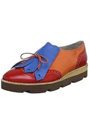 Accatino 950386 - Zapatos de Cordones de Cuero para Mujer, Color Rojo, Talla 40.5