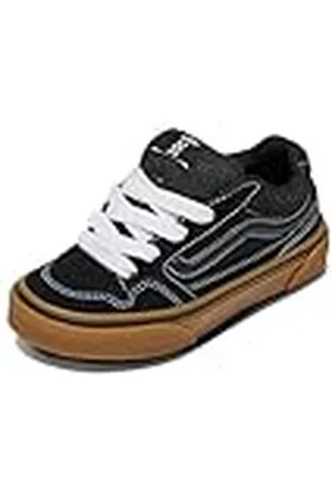 Vans Caldrone, Zapatillas para Unisex niños, Suede Mesh Black/Gum, 38.5 EU