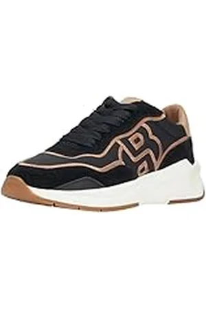 HUGO BOSS Skylar_Runn_flsdnyBB, Zapatillas Mujer, Black, 37 EU