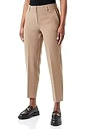 SELECTED Slfrita-Ria MW Crop Pant Mel Noos Pantalones de Tela, , 38 para Mujer