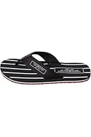 Tommy Hilfiger Hombre Chancletas Patch Beach Sandal Chanclas, (Black), 40 EU