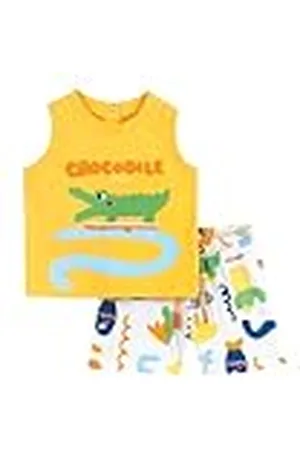 chicco Conjunto Niño con Camiseta sin Mangas y Pantalones Cortos en Tejido Suave, Designed in Italy, Ropa Bebé 0-24