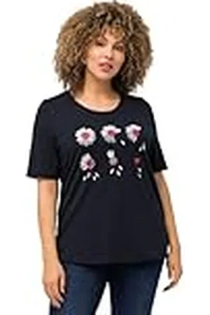 Ulla Popken T-Shirt Blütenzauber Camiseta, , 44-46 Mujeres