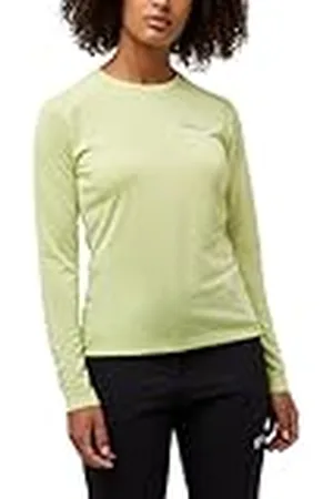 Jack Wolfskin Vonnan LS T W Camiseta, Matcha Fresco, S para Mujer
