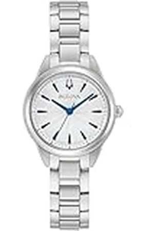 BULOVA Reloj Analógico para Hombres de Cuarzo con Correa en Acero Inoxidable 96L285