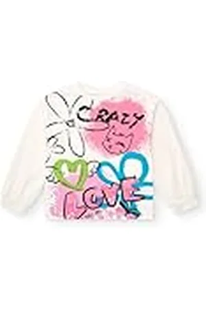 Tuc Tuc Camiseta Blanca con Estampado Grafiti para niña colección Crazy Feelings (Talla 7 años)
