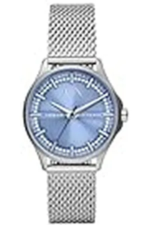 Armani Exchange Reloj para mujer de acero inoxidable con tres agujas, AX5275