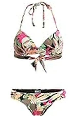 Roxy Printed Beach Classics - Conjunto de bikini triangular para Mujer