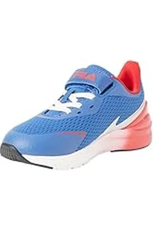 Fila Crusher V Kids, Zapatillas para Correr Unisex niños, Blue Quartz Red, 30 EU