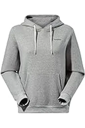 Berghaus Sudadera con Capucha y Logo Mujer, Gris Jaspeado BCI 3XL