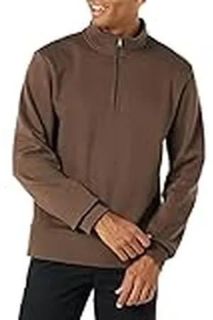 Amazon Sudadera Polar de Manga Larga y Cremallera de un Cuarto Hombre, , XXL