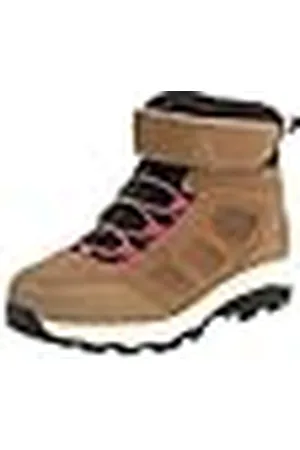 Jack Wolfskin Vojo Lt Texapore Mid Hiking Shoe, Zapatillas para Caminar, Marrón/Rosa, 34 EU
