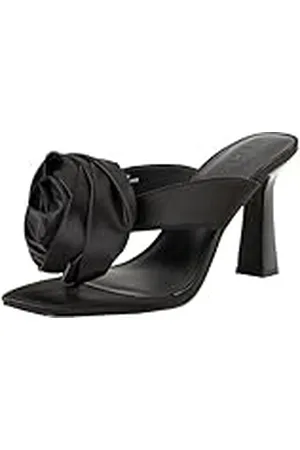 Pieces® Pcnadine-Tacón de satén con Flores, Sandalias Mujer, , 38 EU