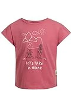 Jack Wolfskin Take A Break T G Camiseta, Rosa Suave, 4 años para Niñas