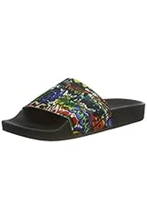 THE WHITE BRAND Wall, Sandalias con Punta Abierta Unisex niño, Multicolor (Multi Multi), 32 EU