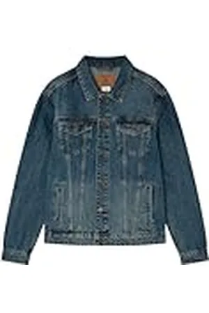 Springfield Chaqueta Camionera Básica Cazadora Vaquera, , XL para Hombre