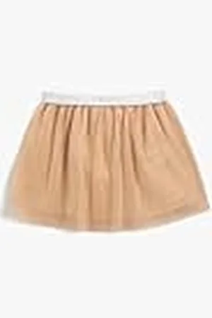 Koton Glittery Tulle Skirt Gleamy Elastic Waistband, Falda niñas,