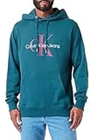 Calvin Klein Jeans Seasonal Monologo Regular Hoodie J30j320805 Sudadera con Capucha, , S Hombre