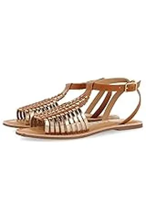 Gioseppo Sandalias Color de Piel Tipo cangrejera con Hebilla para Mujer claraval