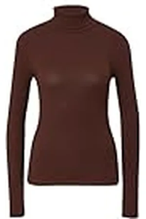 Pieces® Pckitte LS Rollneck Top Noos Camiseta de Manga Larga, Café Chicory, XL Mujeres