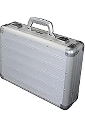 Alumaxx Attaché Venture - Maletín para portátil, , 45,5 × 33,5 × 13,5 cm, Venture - Maletín para Accesorios (Acabado Mate), Color Plateado