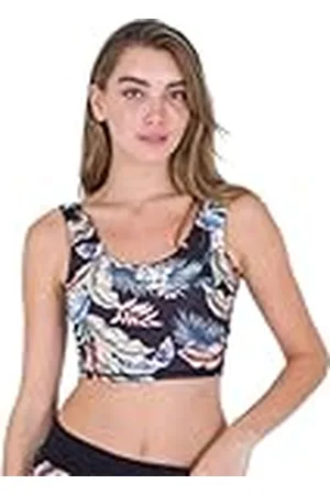 Hurley Wispy Leaves Active Tank Camiseta, , L para Mujer
