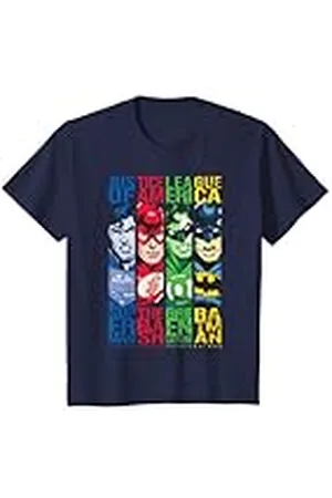 DC Comics Originals Niños DC Kids Liga de la Justicia Despojado Camiseta