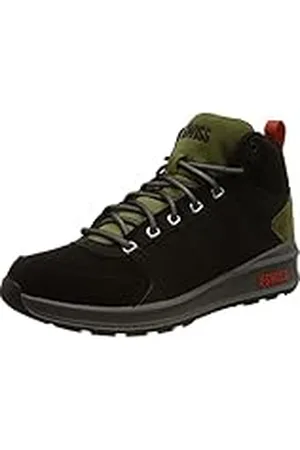 K-Swiss Vista Trainer MIDWNT BK/Mayfly/PRDPMKN - Zapatillas deportivas para hombre, talla 42 EU