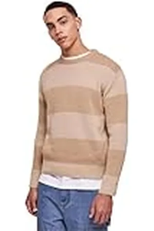 Urban classics Heavy Oversized Striped Sweatshirt Sudadera, , 4XL para Hombre