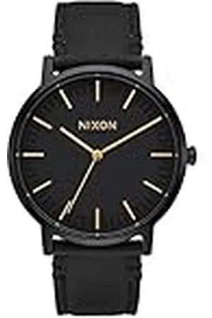 Nixon Reloj Analógico para Unisex de Cuarzo con Correa en Cuero A1058-1031-00