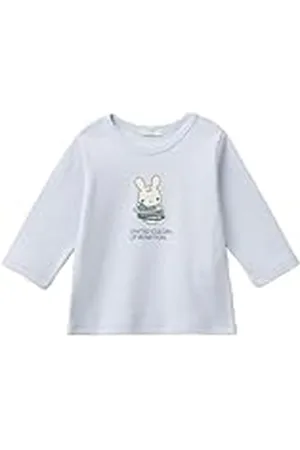 Benetton Camiseta M/L 3i9wa1057, , 74 cm para Bebés