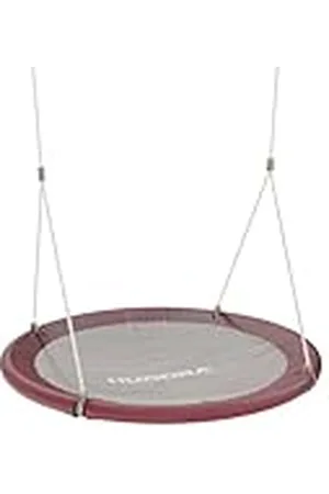 HUDORA Columpio de Nido Lounge - Columpio Ajustable en Altura diámetro de 90/110 cm para hasta 150 kg - Columpio Colgante con Asiento Cerrado - Columpio Familiar para Uso en Interiores y Exteriores