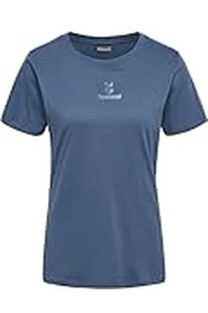 Hummel Hmlactive Chevrons Co tee - Camiseta Deportiva para Mujer