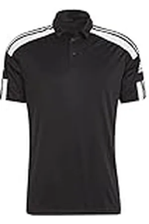adidas Hombre Squadra 21 Polo Shirt (Plus Size), Black/White, M Extra Tall