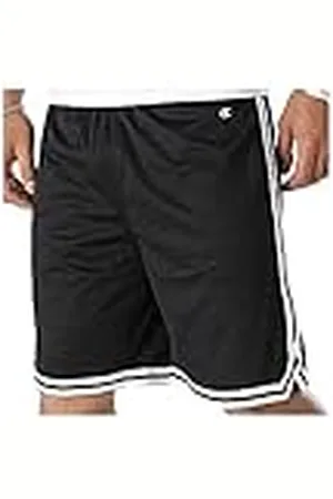 Champion Legacy Authentic Pants Soft Mesh C-Logo Bermuda Bañador, Nero, S Hombre