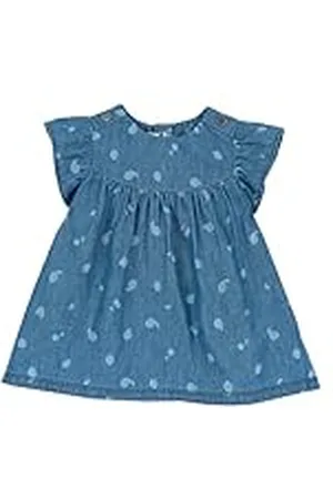 chicco Vestido Bebé Niña de Mangas Cortas, con Cómoda Apertura con Botones, en Suave Algodón, Lavable en Lavadora, Ropa Bebé Niña 0-24 Meses, Diseñado en Italia