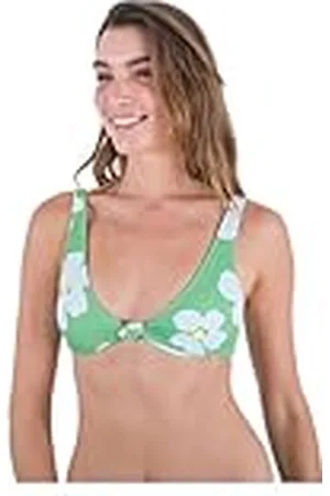 Hurley Top Harmony Knot Parte Superior de Bikini, , L para Mujer
