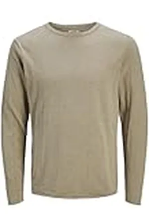 JJ Jrebnature Slub Knit Crew Neck, , XL para Hombre