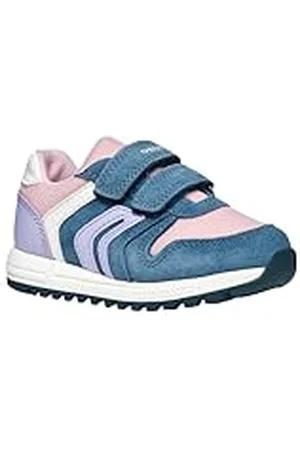 Geox B ALBEN Girl A, Zapatillas Bebé-Niñas, Avio/Pink, 21 EU