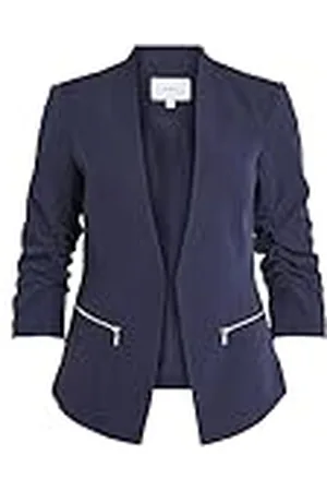 VILA Vijoy Noos-Chaqueta 3/4 Blazer, , 46 para Mujer