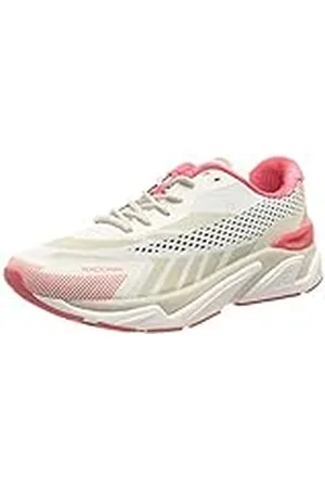 Fila Raceway, Zapatillas de Running Mujer, Multicolor (White-Teaberry), 37 EU Estrecho