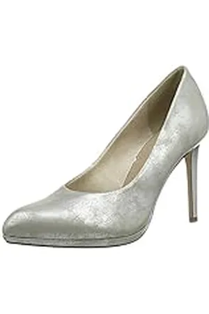QS by s.Oliver 22419, Zapatos de Tacón Mujer, Plateado (Silver 941), 39 EU