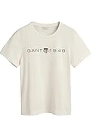 GANT Reg Printed Graphic T-Shirt Camiseta, Fuente de Huevo, M para Mujer